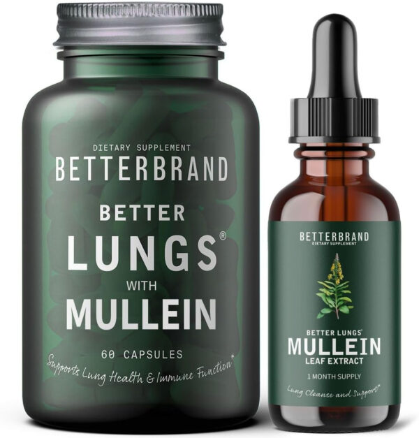 mullein extract capsules and liquid