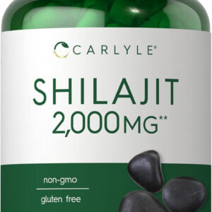 Carlyle Shilajit Capsules | 2000mg | 90 Count | Non-GMO and Gluten Free
