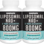 Liposomal NAD+ 800 mg with Trans-Resveratrol 300 mg, Max Absorption - 120 Softgels