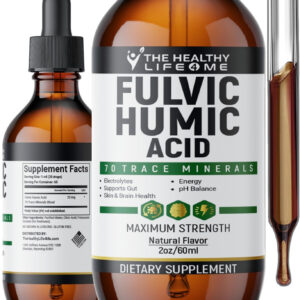 Liquid Fulvic Acid + Humic + Trace Minerals | Keto Supplement | pH Balance
