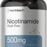 Nicotinamide 500mg by Horbäach | 180 Capsules | Non-GMO, Gluten Free